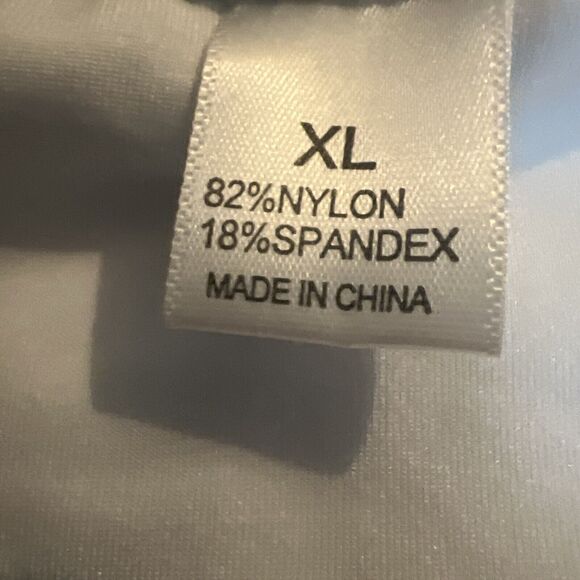 Women's Teal White Striped Bikini Swim Bottom High Waist Med Coverage XL New - Picture 5 of 5